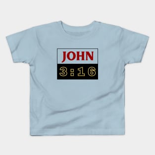 Bible Verse John 3:16 | Christian Kids T-Shirt